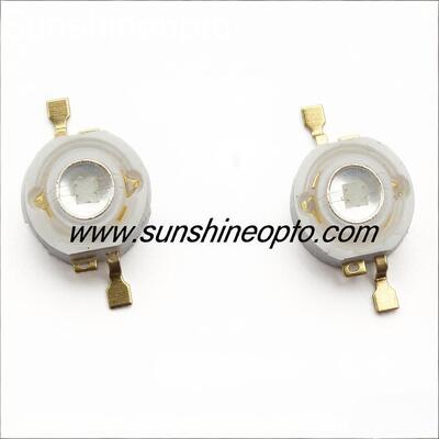 Đèn LED công suất cao 3W màu xanh lá cây 520–530nm 160–180lm Bộ phát đèn LED độ sáng cao để chiếu sáng sân khấu