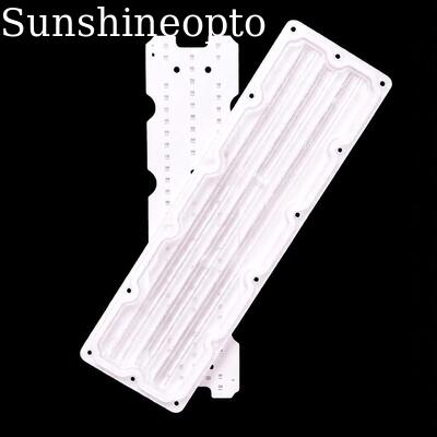 Bảng mạch PCB LED 64 trong 1 3030 SMD tùy chỉnh với ống kính PC quang 90 × 110 độ dùng cho chiếu sáng đường bộ & công nghiệp