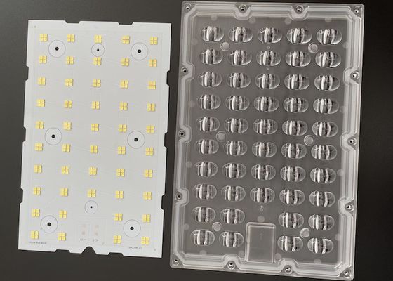 Mô-đun ống kính LED 192PCS SMD3030 1W 6V TYPE2-M 48 Điểm Ống kính 150LM / W