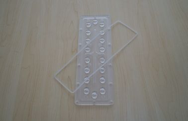 Mảng thấu kính phản xạ đèn LED PC quang học cho đèn đường 154 X 79 độ