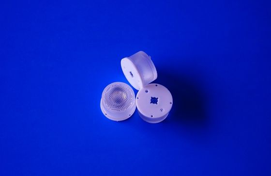 Không thấm nước 45 độ Beam Angle 22mm LED Collimator Lens PMMA Optical Lens cho đèn pha LED
