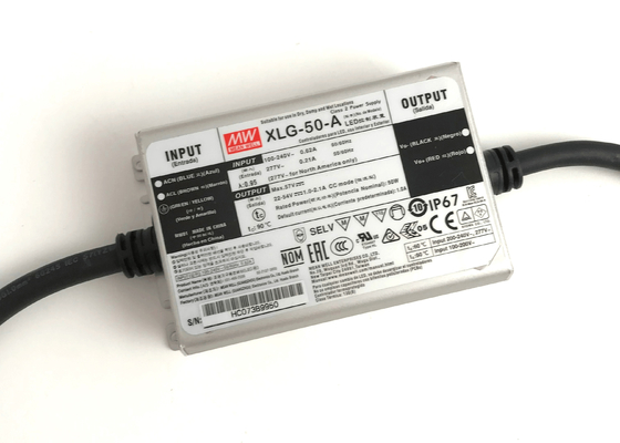 Nguồn cung cấp LED dòng điện không đổi 50W 24v 36v 48v 54v Trình điều khiển MEANWELL cho đèn LED