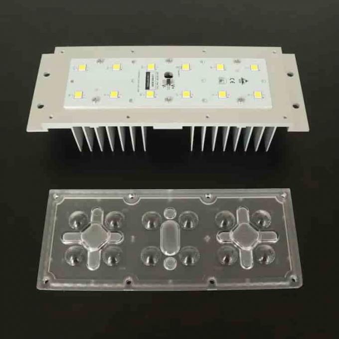 12–50W 5050 SMD LED Street Light Module With 145x70 Degree Beam Angle And Integrated Aluminum Heatsink For Industrial & Road Lighting