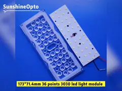 12 điểm 143x70 Độ 15W SMD5050 LED Bảng mạch nhôm nhôm
